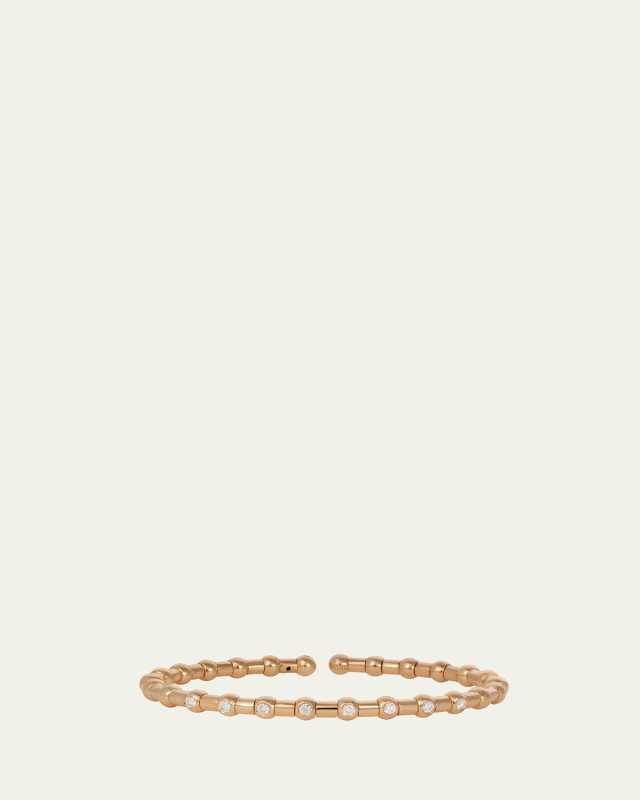 18K Yellow Gold Diamond Spring Holly Bracelet